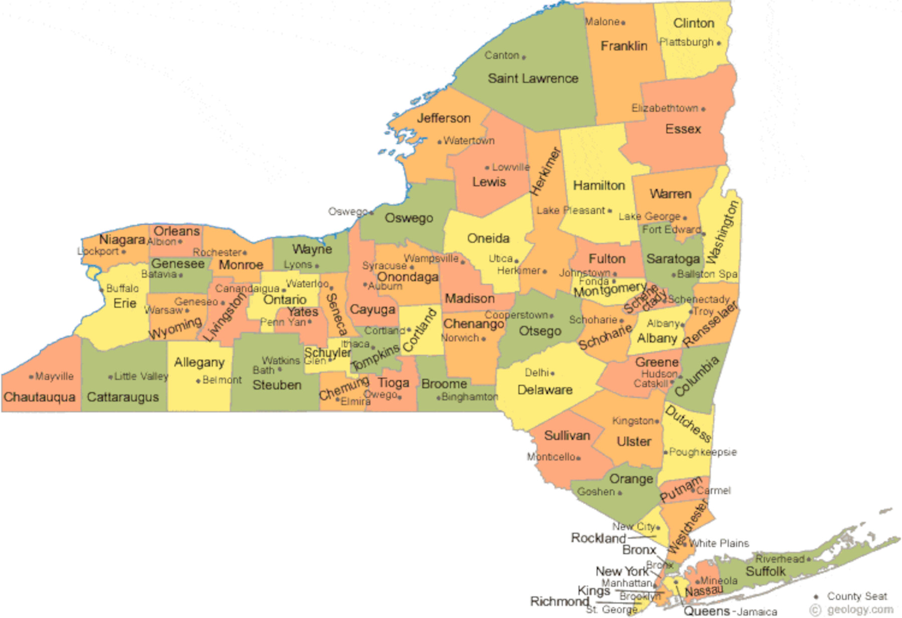 NY by County